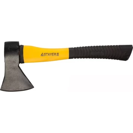 Топор STAYER &quot;STANDARD&quot; кованый, фиберглассовая рукоятка, 0,6кг 20621-06 купить в Нефтеюганске