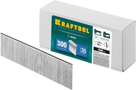 Гвозди тип 18GA (47 / 300 / F) 5000 шт 31785-35 купить в Нефтеюганске