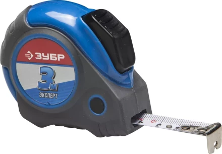 Рулетка ЗУБР "ЭКСПЕРТ", двухкомпонентный корпус, автостоп, 3м/16мм 34057-03-16_z02 купить в Нефтеюганске