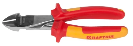 Бокорезы &quot;ELECTRO-KRAFT&quot; усиленные, Cr-Mo сталь, двухкомпонентная маслобензостойкая рукоятка, хромированное покрытие, 180мм, KRAFTOOL 2202-6-18 2202-6-18_z01 купить в Нефтеюганске