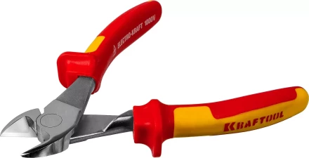 Бокорезы &quot;ELECTRO-KRAFT&quot; усиленные, Cr-Mo сталь, двухкомпонентная маслобензостойкая рукоятка, хромированное покрытие, 180мм, KRAFTOOL 2202-6-18 2202-6-18_z01 купить в Нефтеюганске