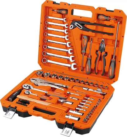 Набор инструментов Кратон TS-10 1/2 и 1/4 72 пр 2 28 09 010 купить в Нефтеюганске