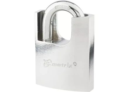 Замок навесной защищенная дужка 50 мм MATRIX 91804 купить в Нефтеюганске