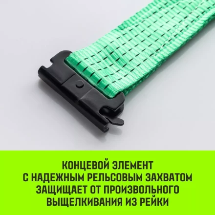 Ремень стяжной Евроборт (концевики ласточкин хвост) HITCH REGULAR 50 мм STF 400 DaN 3600 кг 4 м. (SZ068106) купить в Нефтеюганске