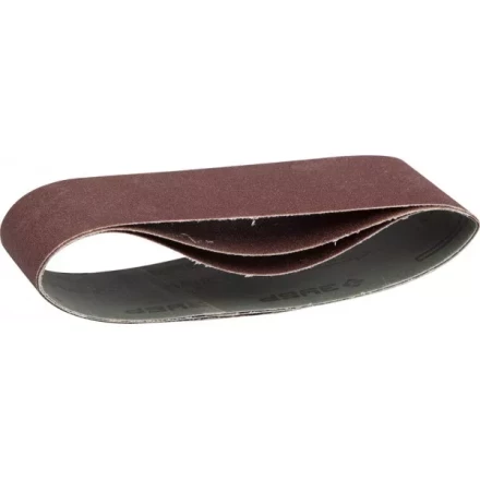 Лента шлифовальная бесконечная ЗУБР &quot;МАСТЕР&quot; на тканевой основе, для ЛШМ, P100, 75х533мм, 3шт 35542-100 купить в Нефтеюганске