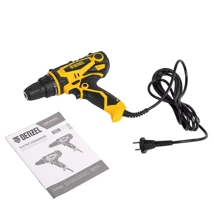 Дрель-шуруповерт сетевая SD-300-10// Denzel 26201 купить в Нефтеюганске