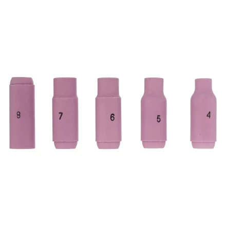 Набор керамических сопел Denzel 93656, № 4, 5, 6, 7, 8 купить в Нефтеюганске