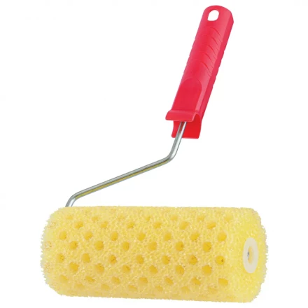 Валик &quot;Структурный&quot; поролоновый с ручкой Matrix, &quot;горошек&quot;, 180 мм, D 80 мм, D ручки 6 мм, 80215 купить в Нефтеюганске