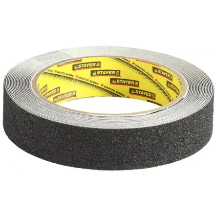 Клейкая лента, STAYER Profi 12270-25-05, противоскользящая, 25мм х 5м 12270-25-05 купить в Нефтеюганске