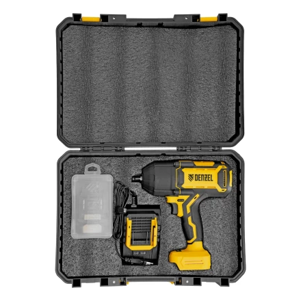 Гайковерт ударный аккумуляторный бесщет. CIWH-BL-20-1000, Li-Ion, 20 В// Denzel 26528 купить в Нефтеюганске