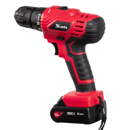 Дрель-шуруповерт аккумуляторная MTX MCDL-12-02, Li-Ion, 12 В, 2 акк. 26182 купить в Нефтеюганске