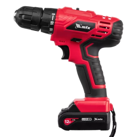 Дрель-шуруповерт аккумуляторная MTX MCDL-12-02, Li-Ion, 12 В, 2 акк. 26182 купить в Нефтеюганске