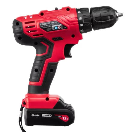 Дрель-шуруповерт аккумуляторная MTX MCDL-12-02, Li-Ion, 12 В, 2 акк. 26182 купить в Нефтеюганске