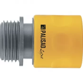 Соединитель пластмассовый быстросъемный внеш. резьба 3/4 однокомпонентный PALISAD LUXE 66263 купить в Нефтеюганске