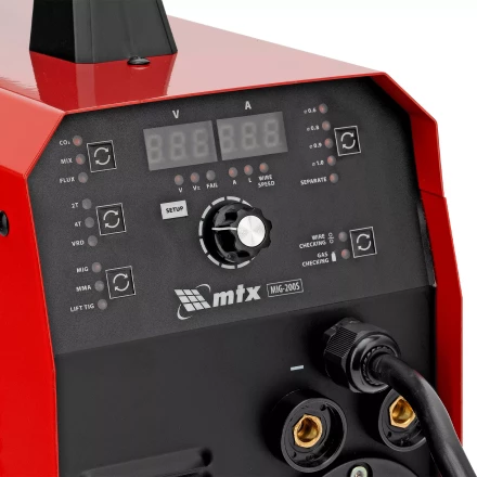Аппарат инвертор. полуавтомат. cварки MTX MIG-200S, 200A, ПВ 60%, катушка 5 кг купить в Нефтеюганске