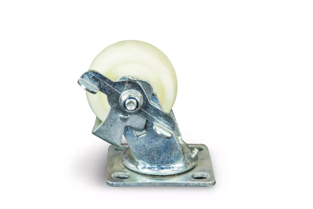 Колесо большегрузное поворотное SCdnb 42 100 мм полипропиленовое с тормозом 1024222 купить в Нефтеюганске