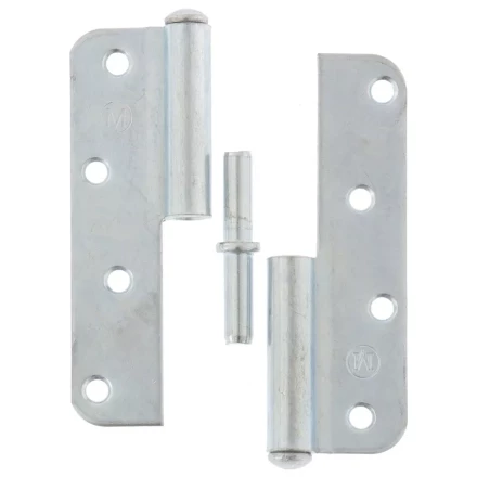 Петля накладная ПН1-110 левая цинк 4штуки  Металлист Россия 91553 купить в Нефтеюганске