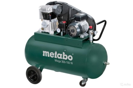 Компрессор масляный поршневой ременной Metabo Mega 350-100 W купить в Нефтеюганске