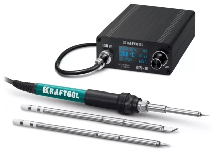 KRAFTOOL KPI-10 программируемая индукционная паяльная станция 50  480°C, 100 Вт 55343 купить в Нефтеюганске