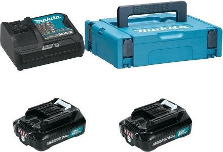 Набор 2 аккумулятора BL1021B + зарядное устройство DC10SB Makita 197658-5 купить в Нефтеюганске