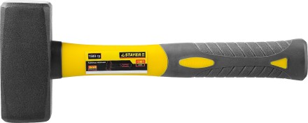 Кувалда STAYER &quot;PROFI&quot; кованая с двухкомпонентной фиберглассовой ручкой, 1,5кг 20052-15 купить в Нефтеюганске
