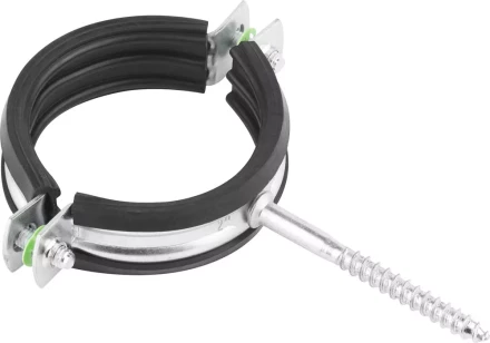 ЗУБР. Хомут трубный оцинкованный, с шурупом, 2&quot;, 40шт 37854-58-63-40 купить в Нефтеюганске