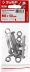 Болт (DIN933) в комплекте с гайкой (DIN934), шайбой (DIN125), шайбой пруж. (DIN127), M8 x 50 мм, 4 шт, ЗУБР 303436-08-050 купить в Нефтеюганске