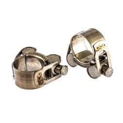 Хомуты металлические силовые 23-25 мм ширина 18 мм шарнирный W4 2 шт Сибртех 475083