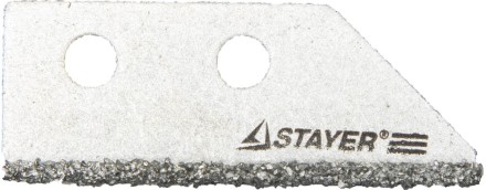 Лезвие STAYER &quot;PROFI&quot; сменное с карбидным напылением для скребка 33415, 2шт. 33415-S2 купить в Нефтеюганске