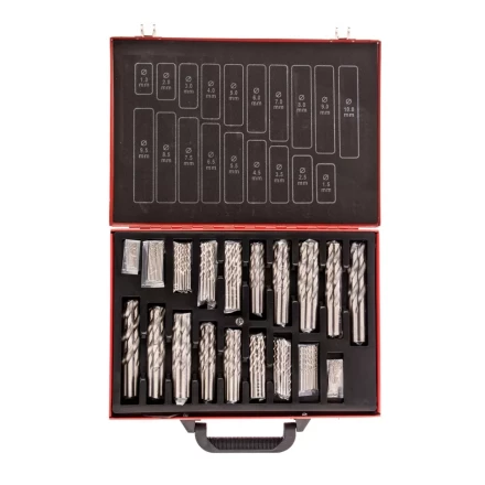 Набор сверл по металлу 1-10 мм 170 шт. HSS в металлическом кейсе Matrix 723170 купить в Нефтеюганске