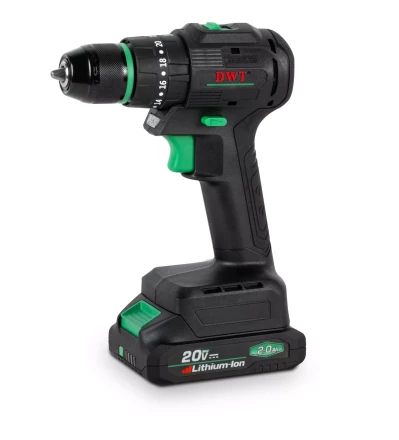 Бесщёточная аккумуляторная ударная дрель-шуруповёрт DWT ASBP-20 DNM-2 BMC купить в Нефтеюганске