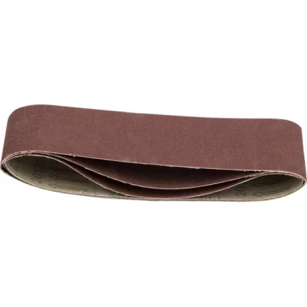 Лента STAYER &quot;MASTER&quot; шлифовальная универсальная бесконечная на тканевой основе, для ЛШМ, P120, 75х533мм, 3шт 35442-120 купить в Нефтеюганске