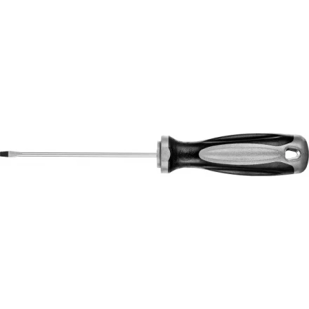 Отвертка MIRAX 25095-03-10, закаленный стержень, двухкомпонентная рукоятка, SL3x100мм 25095-03-10 купить в Нефтеюганске