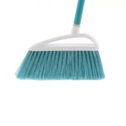 Щетка пластмасовая для пола 230 мм "LUX" бирюз. щетина c черенком 120 см D22мм ELFE 93559