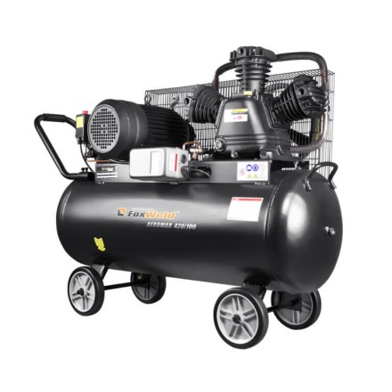 Компрессор масляный ременной AEROMAX 420/100 FoxWeld купить в Нефтеюганске