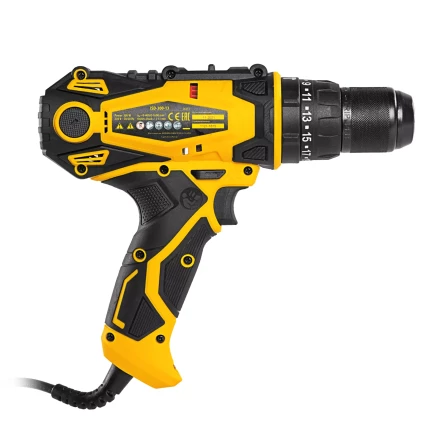 Дрель-шуруповерт сетевая ударная Denzel 26211, ISD-300-13 купить в Нефтеюганске