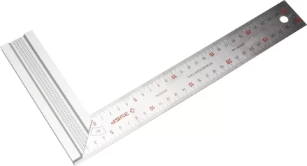 Угольник ЗУБР &quot;ЭКСПЕРТ&quot; столярный , усиленная алюминиевая рукоятка, нержавеющее полотно 37мм, длина 300мм 34394-30 купить в Нефтеюганске