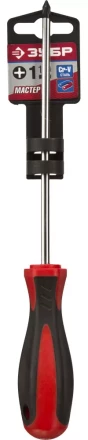 Отвертка ЗУБР &quot;МАСТЕР&quot;, Cr-v, эргономичная двухкомпонентная рукоятка, PH1x150мм 25062-1-150_z03 купить в Нефтеюганске