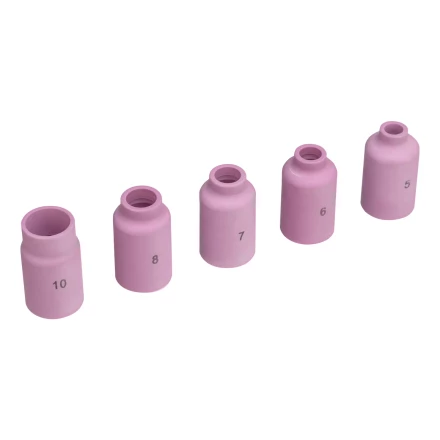 Набор керамических сопел для газовой линзы № 5, 6, 7, 8, 10 Denzel 93659 купить в Нефтеюганске