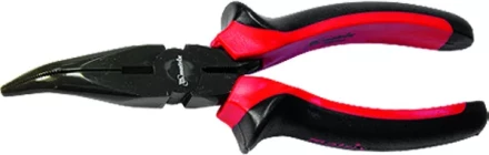 Длинногубцы Black Nickel 200 мм изогнутые двухкомпонентные рукоятки MATRIX 17462 купить в Нефтеюганске