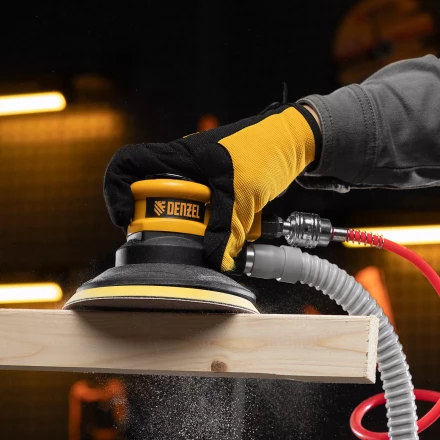 Эксцентриковая шлифовальная машина Denzel EPG150, 150 мм, 10000 об/мин, 5 мм, 160 л/мин 57476 купить в Нефтеюганске