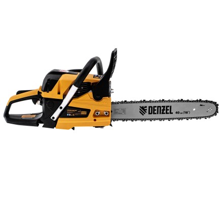 Пила цепная бензиновая Denzel DS-4516, шина 40 см, 45 см3, 2,5 л.с, шаг 0,325, паз 1,5 мм, 64 звена 95236 купить в Нефтеюганске