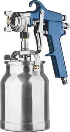 Пистолет ЗУБР &quot;ЭКСПЕРТ&quot; краскораспылительный, с нижним бачком 1000мл, расход воздуха 310л/мин, 1,8мм 06451 купить в Нефтеюганске