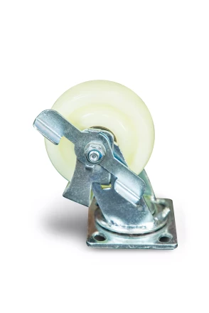 Колесо большегрузное поворотное SCdnb 55 125 мм полипропиленовое с тормозом 1024223 купить в Нефтеюганске