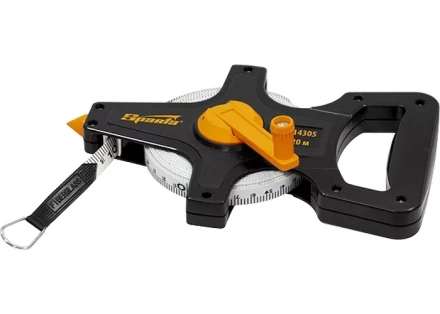 Рулетка геодезическая 50 м х 10 мм SPARTA лента ПВХ с открытым корпусом 314405 купить в Нефтеюганске