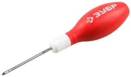 Шило ЗУБР &quot;МАСТЕР&quot; швейное, эргономичная обрезиненная рукоятка, длина 60мм, d 3мм 09571-3 купить в Нефтеюганске