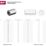 Гайка DIN 6334 переходная, M12, 1 шт, оцинкованная, ЗУБР 303756-12 купить в Нефтеюганске