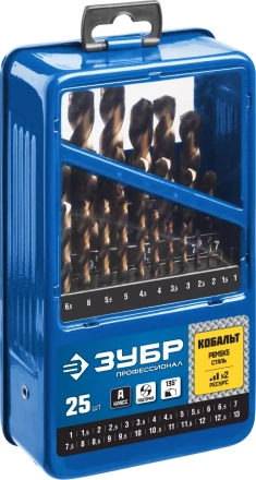 Наборы сверл по металлу с добавлением кобальта серия ПРОФЕССИОНАЛ купить в Нефтеюганске