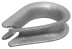 Коуш DIN 6899, оцинкованный, 3мм, 2 шт, ЗУБР Мастер 304496-03 304496-03 купить в Нефтеюганске