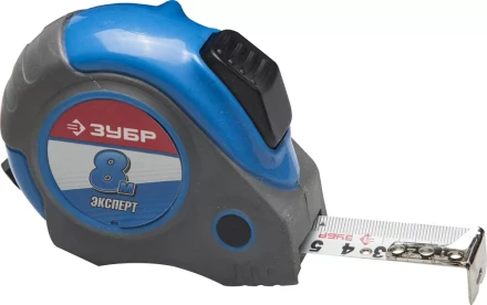 Рулетка ЗУБР &quot;ЭКСПЕРТ&quot;, двухкомпонентный корпус, автостоп, 8м/25мм 34057-08-25_z02 купить в Нефтеюганске